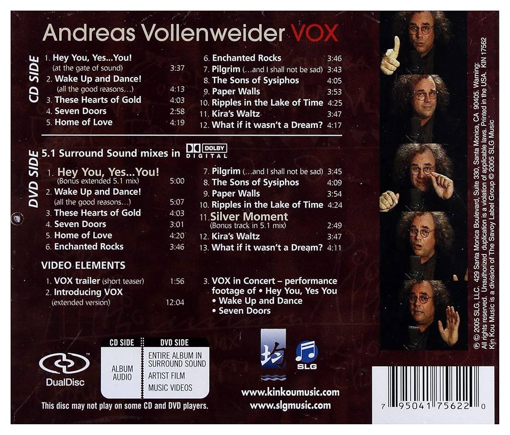 Vollenweider, Andreas - Vox - Amazon.com Music